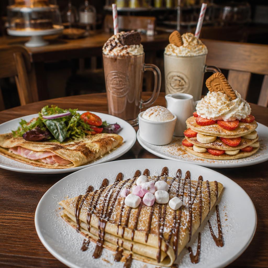 Sweet and savoury crepes